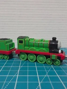 Toys | Thomas Friends Henry With Tender Train Tank Engine Diecast Metal ...